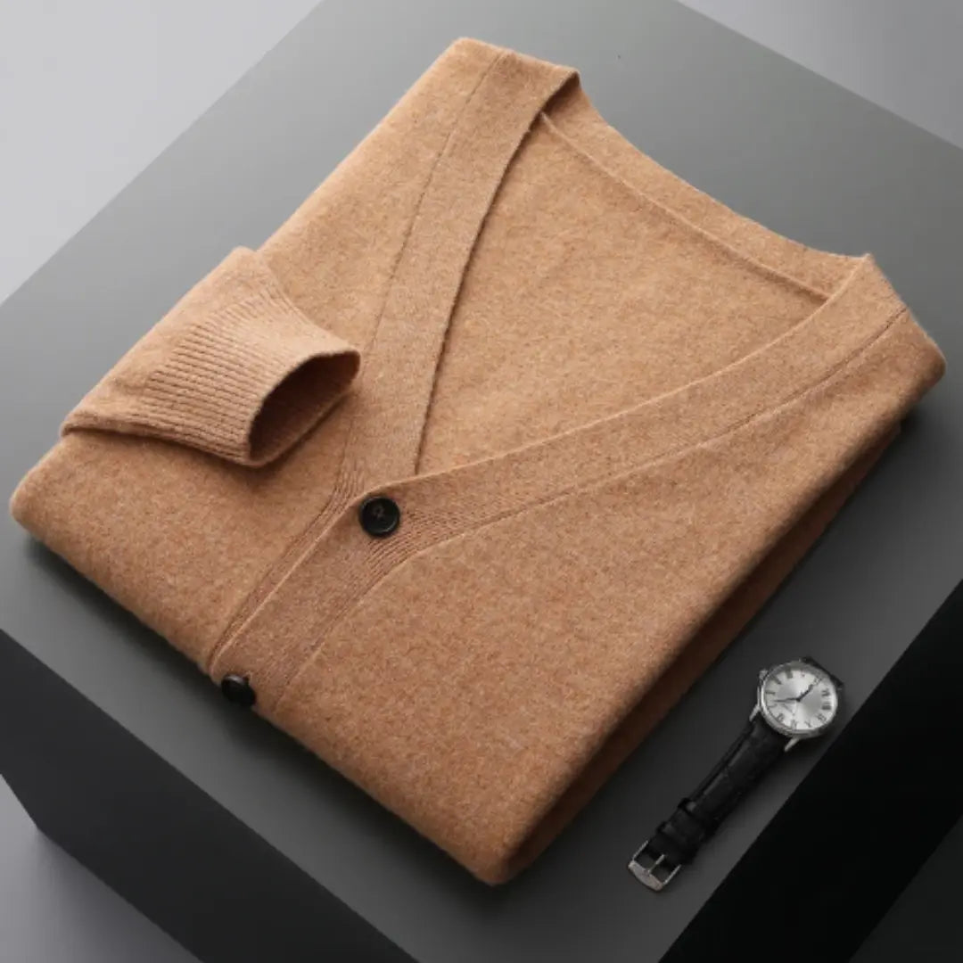 Cardigan i cashmere