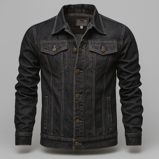 Denim Truckerjacka för män
