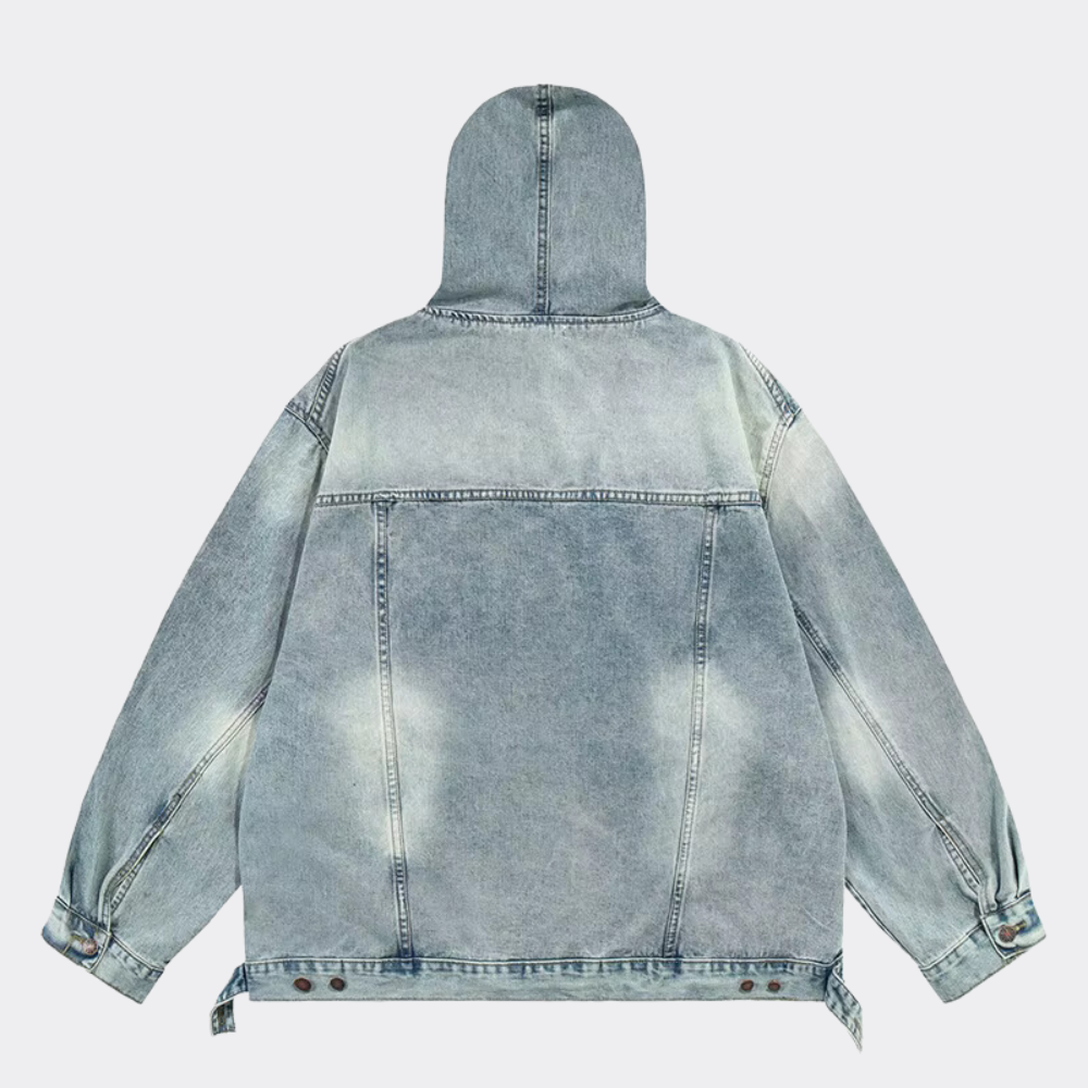 Denim-hoodie