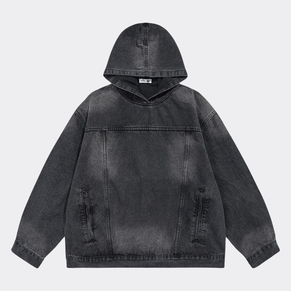 Denim-hoodie