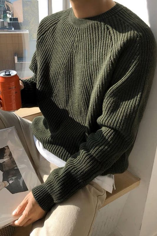 Cillian | Elegant ribbad tröja för män