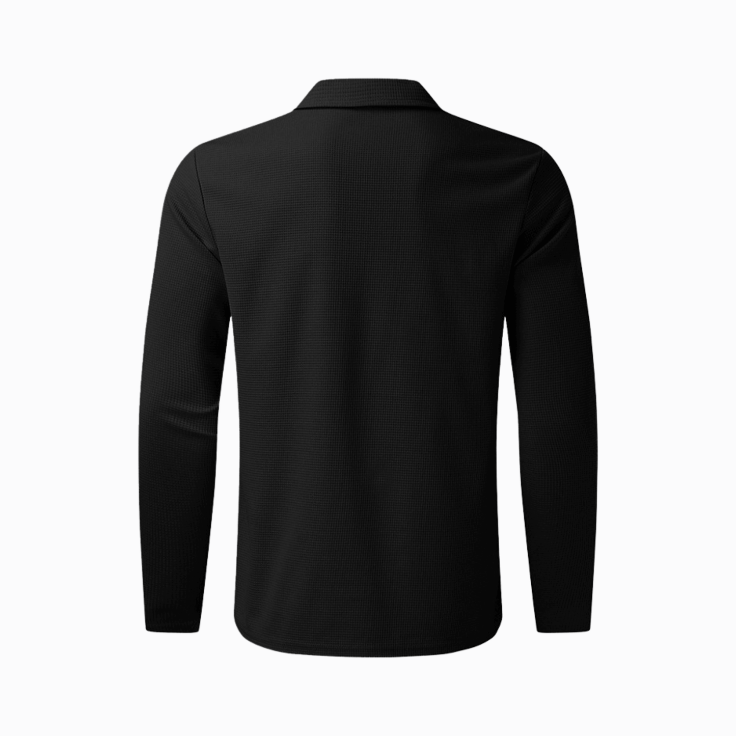 ZIP POLO - Svart