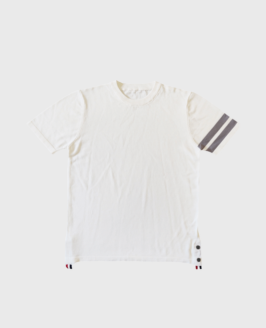 STRIPED DETAIL TEE