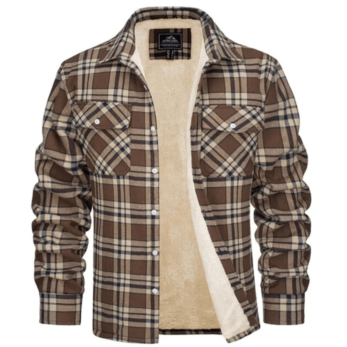 Aelric | Herr Rutig Fleece-Fodrad Jacka