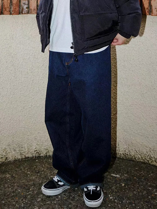 Trendiga Streetwear lösa jeans för män - Sebbe