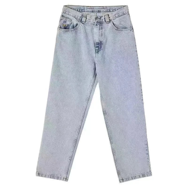 Trendiga Streetwear lösa jeans för män - Sebbe