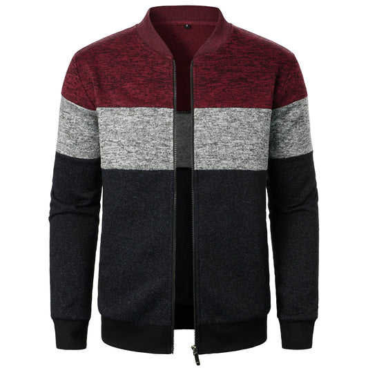 Cardigan herr med ståkrage