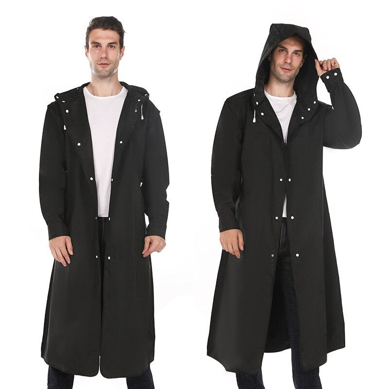 Unisex regnjacka med huva