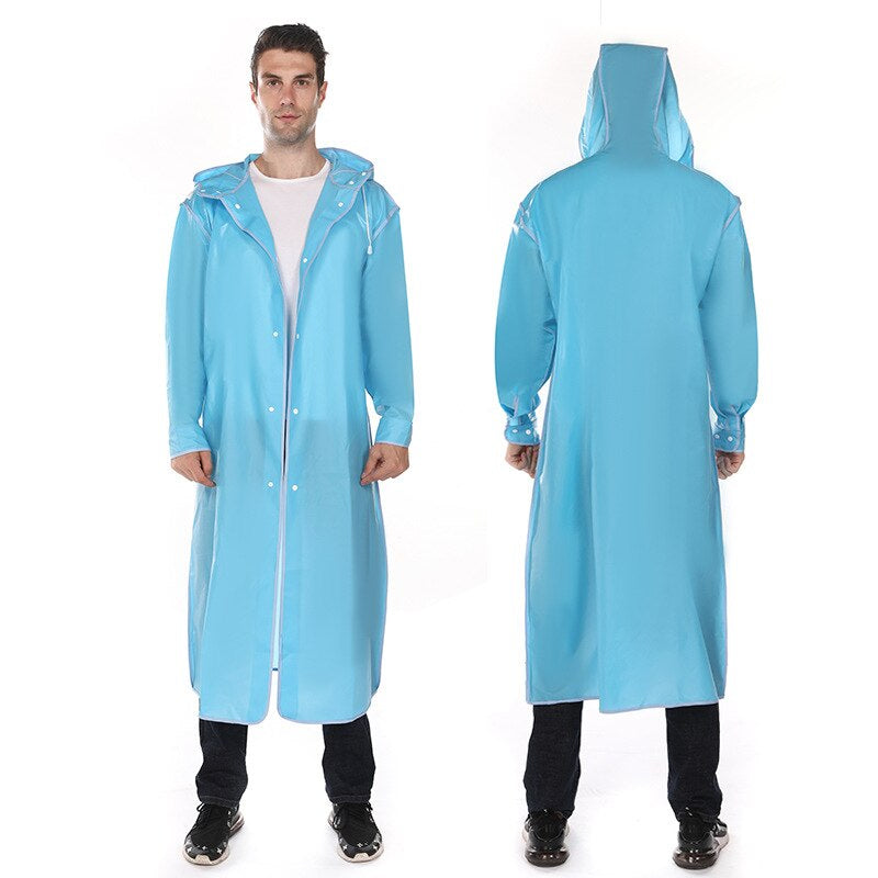 Unisex regnjacka med huva