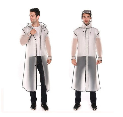 Unisex regnjacka med huva