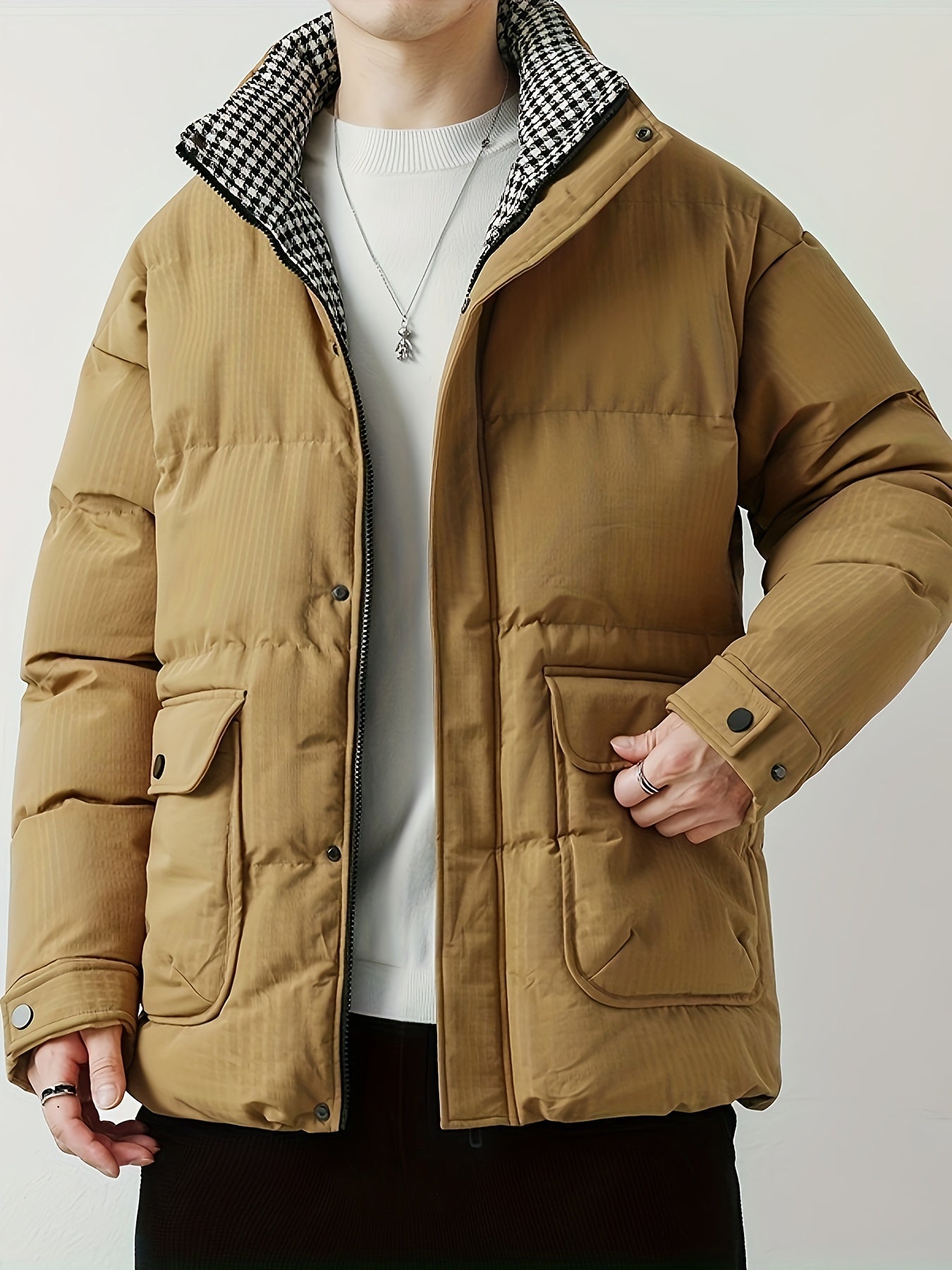 Vadderad elegant puffjacka
