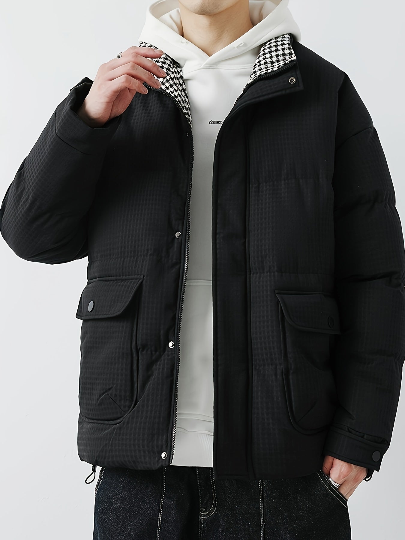 Vadderad elegant puffjacka
