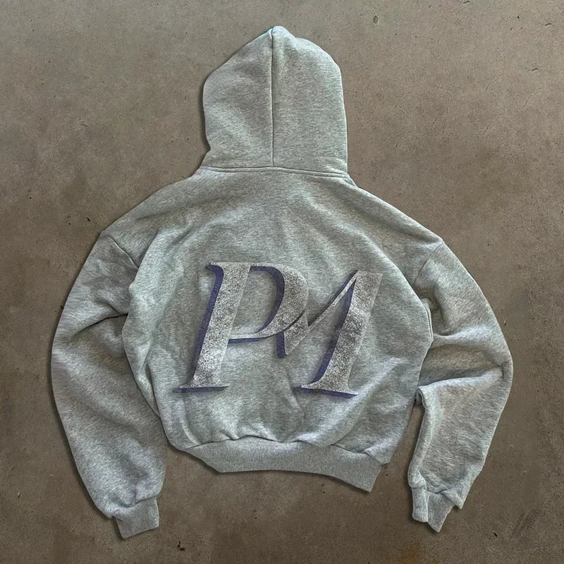 Y2K Retro Hoodie för herrar och damer
