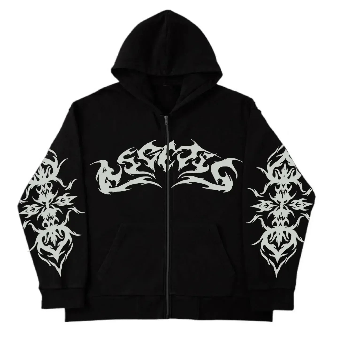 Y2K Retro Hoodie för herrar och damer