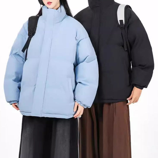 Unisex vinterjacka oversize med ståkrage