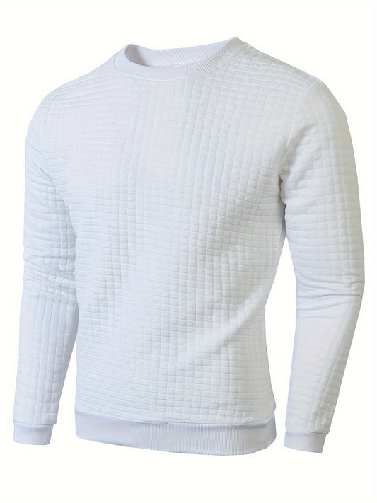 Casual Slim Fit Tröja för Herr | Perfekt för Höst/Vinter