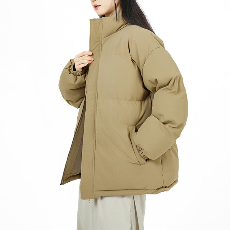 Unisex vinterjacka oversize med ståkrage