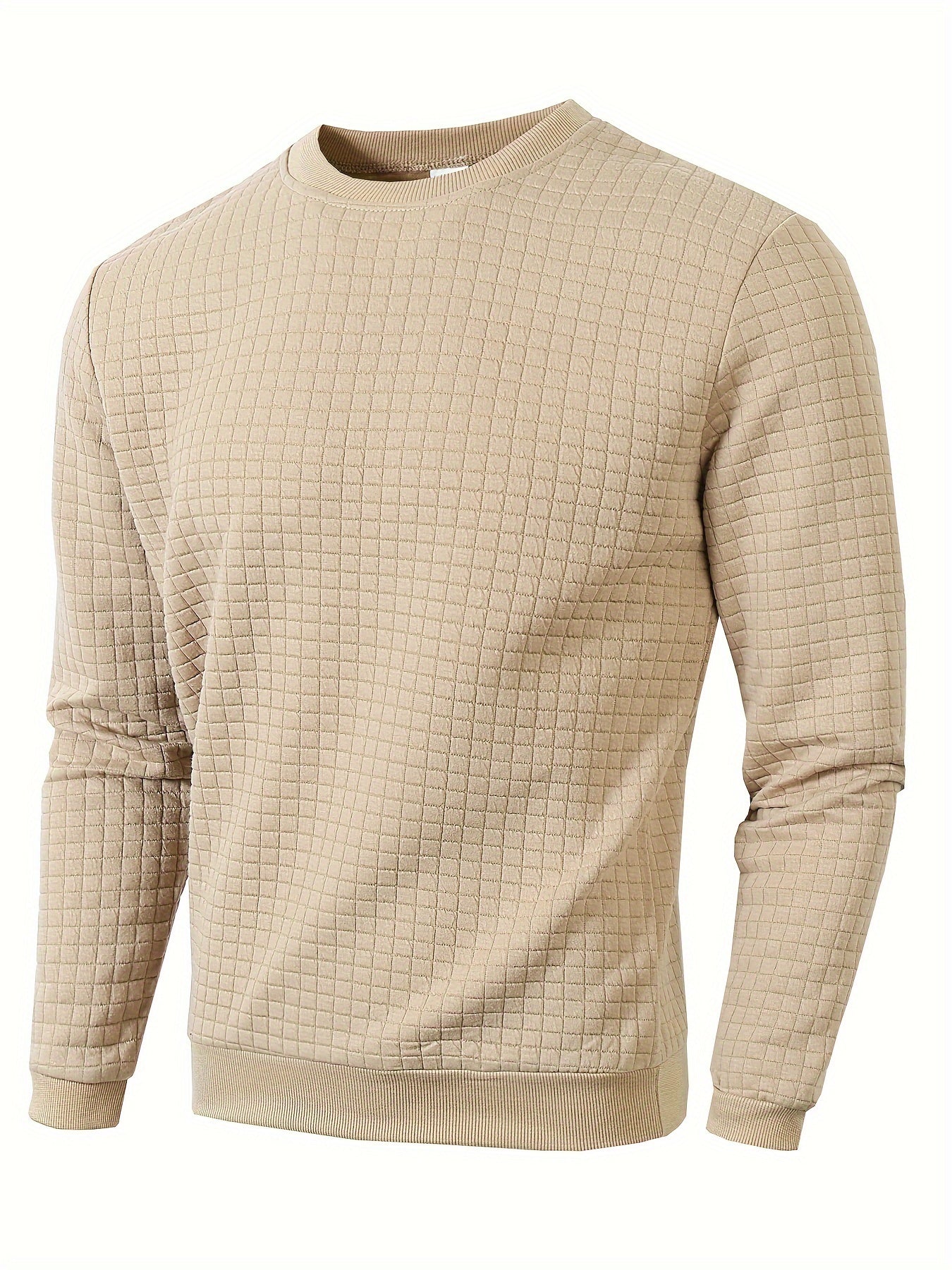 Casual Slim Fit Tröja för Herr | Perfekt för Höst/Vinter