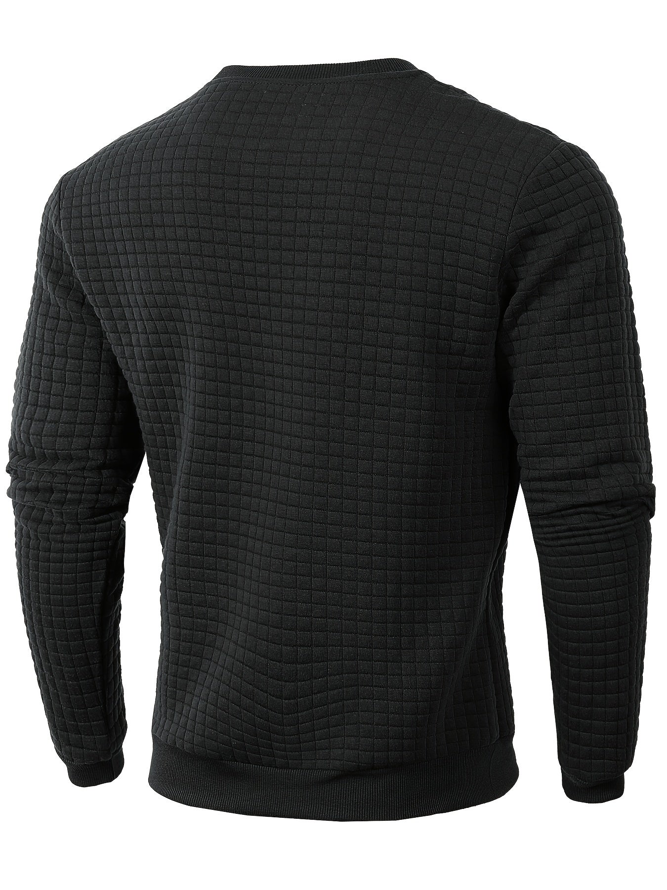 Casual Slim Fit Tröja för Herr | Perfekt för Höst/Vinter