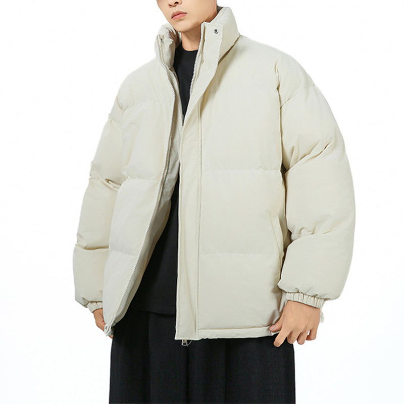Unisex vinterjacka oversize med ståkrage