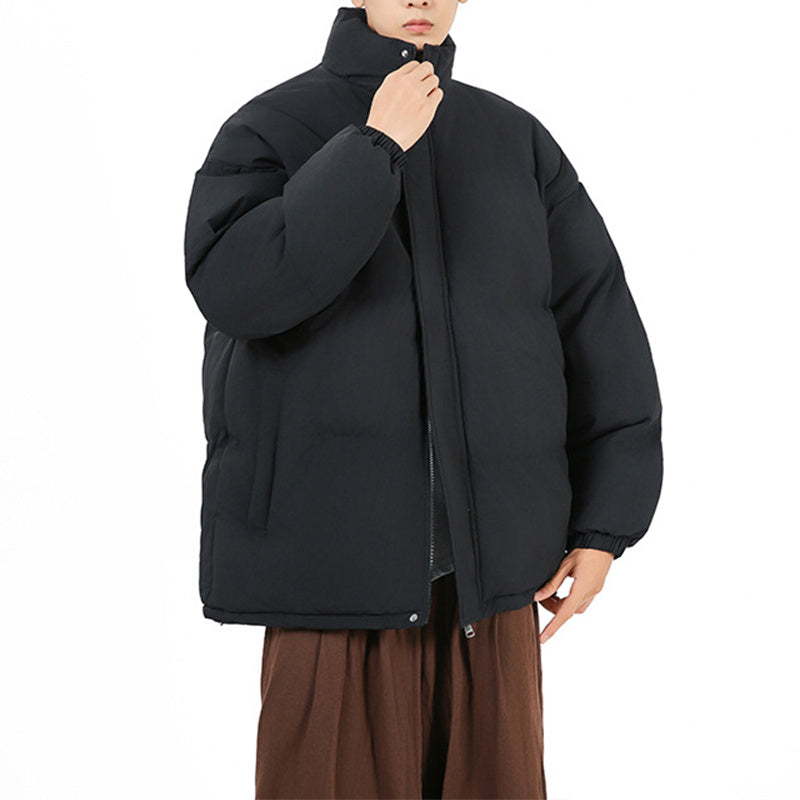 Unisex vinterjacka oversize med ståkrage