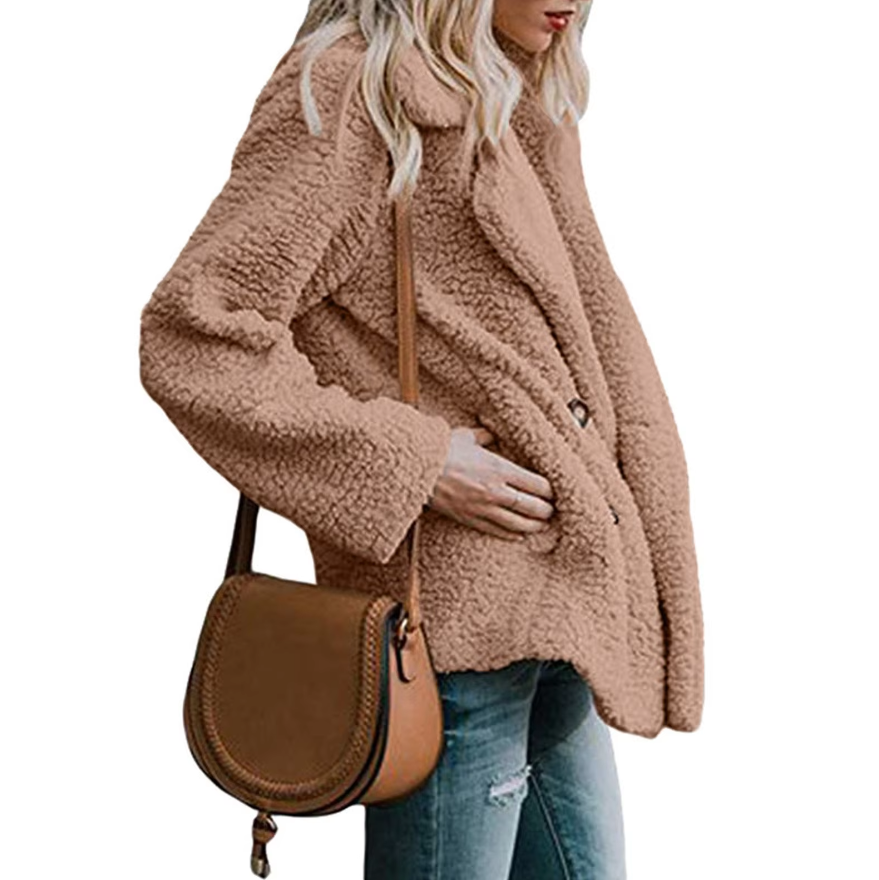 Dahlia | Oversized fluffig fleecejacka