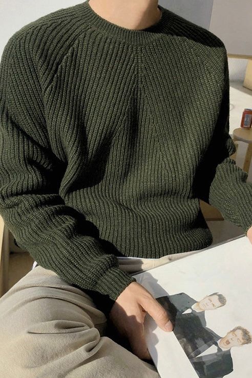 Cillian | Elegant ribbad tröja för män