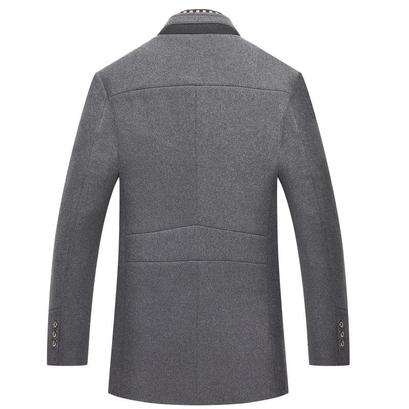 Vinterjacka för män – Blazer-Parka Hybrid med Pufffyllning