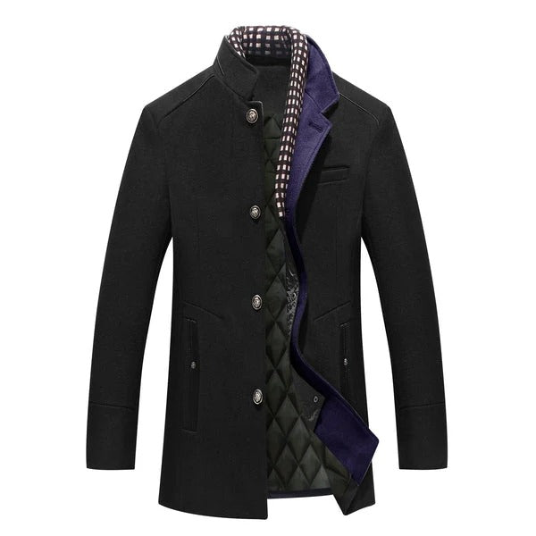 Vinterjacka för män – Blazer-Parka Hybrid med Pufffyllning