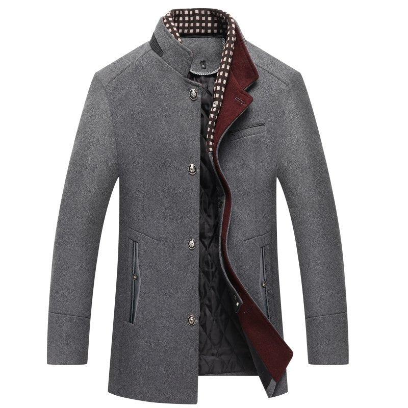 Vinterjacka för män – Blazer-Parka Hybrid med Pufffyllning