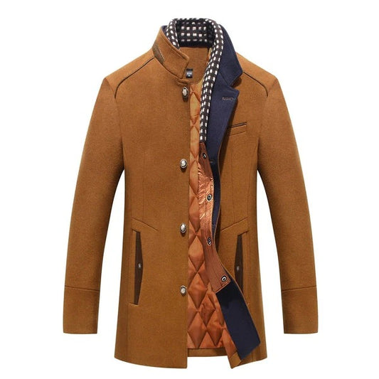 Vinterjacka för män – Blazer-Parka Hybrid med Pufffyllning
