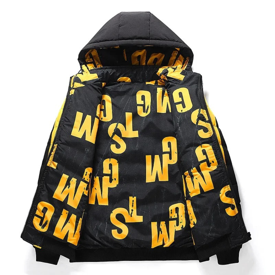 Damian | Vändbar Vinterjacka – 2-i-1 Design för Stil och Funktion